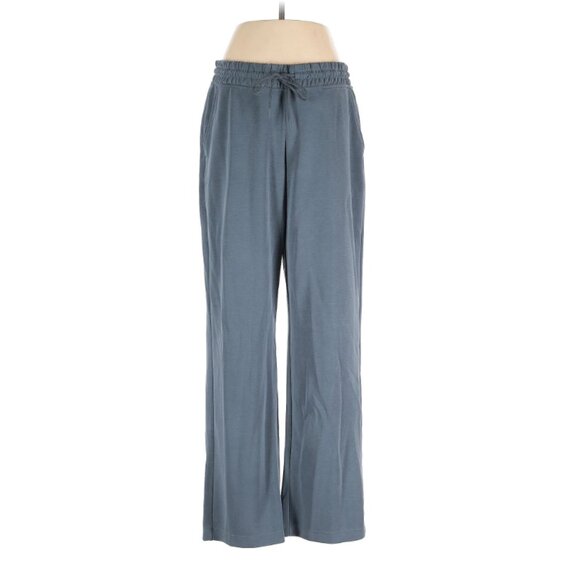 Athleta Seasoft Mid Rise Straight Pant-  Drawstring Waist - Shadow Blue- XS Tall - Picture 7 of 8